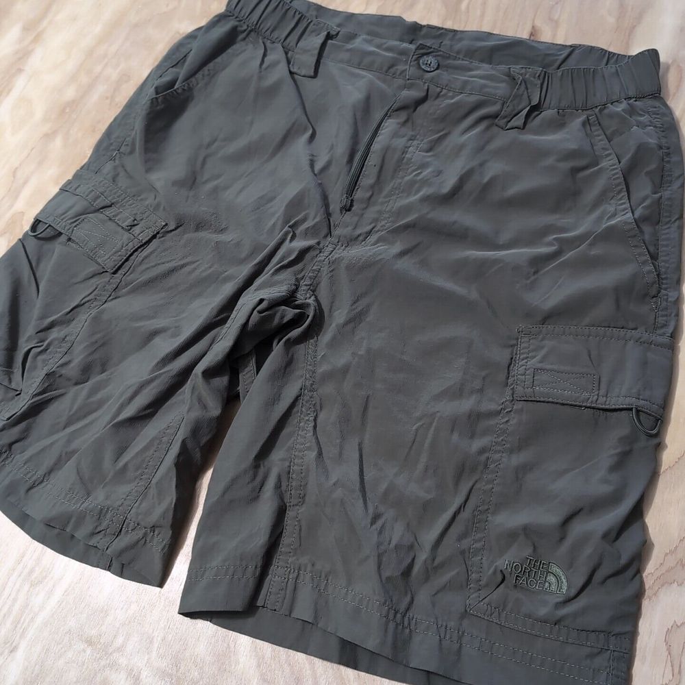 The North Face Shorts Mens M Horizon Peak Cargo Elastic Waist Ripstop Nylon 31w